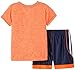adidas Baby Boys' Tee and Active Short Set, Solar Red Heather, 18 Months