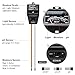 SONKIR Soil pH Meter, 3-in-1 Soil Moisture/Light/pH Tester for Plant Care, Garden, Lawn, Farm, Indoor & Outdoor Use, Promote Plants Healthy Growth (Black)