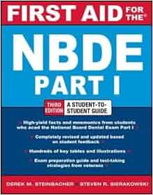 First Aid For The Nbde Part 1 Third Edition Wbjf