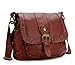 Scarleton Small Soft Washed Front Pocket Crossbody Bag H169220 - Burgundy