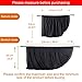 Lictin Car Window Shade (2 Pack) - Car Sun Shade for Baby with UV Protection for Your Kids, Dog - Without Clings or Suction Cups - Fits Most Cars(Black)