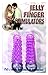 Pipedream Jelly Finger Stimulators, Purple