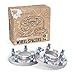 15mm Hubcentric 5x114.3 Wheel Spacers (64.1mm bore, 12x1.5 Studs) Compatible with Acura Honda ILX RL RSX TLX TSX Integra Type R TL Accord Civic Element S2000 CRZ CR-Z - Silver 2pcs