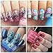Ejiubas Nail Stamper Nail Stamping Kit - Nail Stamp Nail Polish Stamper Scraper