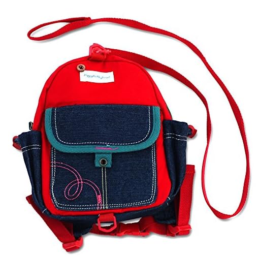 Toddler Backpack with Leash Never Lets Your Kids Get Away! Cute Child Safety Harness Bag for Pre-School! Keeps Essential Items Ready for Childcare! Great for Boys and Girls ! (Old Red)