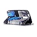 LG K7 Case Tribute 5 Case,LG K8 Case Phoenix 2 Case Treasure LTE Case,Easylife PU Leather Wallet Case Flip Folio Stand With ID Credit Card Cash Slots Closure Protective Cover For LG Escape3(butterfly)