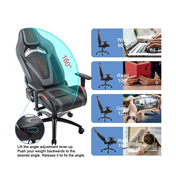 FURIOUS Gaming Chair Space Capsule Design Swivel Computer Game Chair