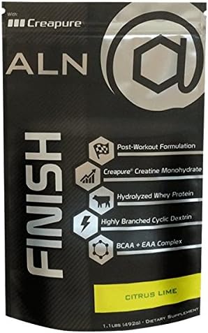 at Large Nutrition: Finish Post-Workout Formulation, Great-Tasting Citrus Lime Flavor, Hydrolyzed Whey Protein, Creatine Monohydrate, Highly Branched Cyclic Dextrin, BCAA + EAA Complex, Recovery