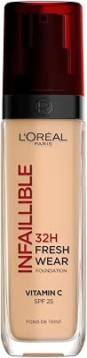 L'Oréal Paris Infaillible 32h Fresh Wear Fond de Teint Fluide 220N Sable