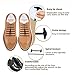 Coolnice No Tie Shoe Laces for Men and Women Silicone Elastic Waxed Thin Oxford Round Shoelaces for Dress and Leather Shoes Brown Mix Size 12pcs