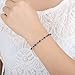 WOSTU 14K White Gold Plated 3mm Cubic Zirconia Classic Tennis Bracelet | Gold Bracelets for Women | Size 6.5-7.5 Inch