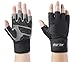 Shayier Half-finger Protecting Gloves with Wrist Wraps Support for Gym Workout Fitness Cross Training Weight Lifting & Outdoor Sports