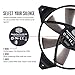 Cooler Master MasterFan Pro 120 Air Flow- 120mm High Air Flow Black Case Fan, Computer Cases CPU Coolers and Radiators