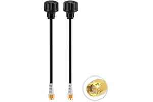 Eightwood 5dBi 5.8GHz FPV Antenna 2-Pack, SMA Male Antenna Long Range for FPV Racing Drone Quadcopeter TX/RX Goggles