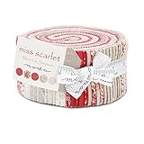Miss Scarlet by Moda Jelly Roll 40 2 1/2