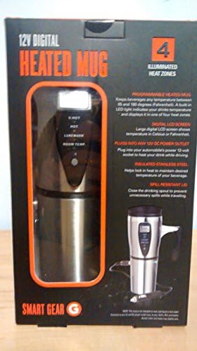 Smartgear 12V Digital Heated Mug