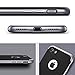 iPhone 7 Case, Mothca TPU Soft Bumper + PC Hard Frame 2 in 1 Case Carbon Fiber Pattern Finish and Plating Edges Flexible Double Protection Shock Proof and Impact Resistance Anti-slip Shell Cover(Gray)