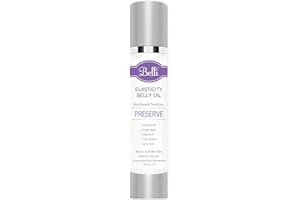 Belli Pregnancy Stretch Mark Belly Oil: 3.8 Ounces of Essential Maternity Skin Care with Vitamin E for Healthy Skin, Scar Protection, and OB-GYN, Dermatologist Recommended