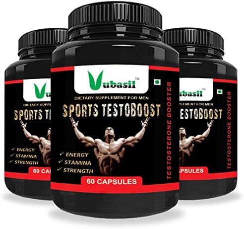 Vubasil Sports Testoboost Capsules 60 (Pack Of 3)