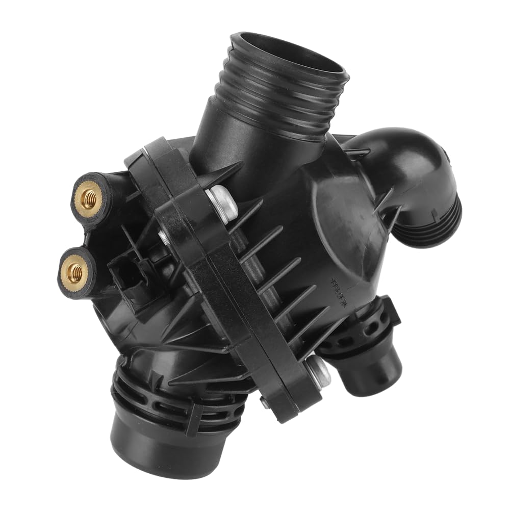 Photo 1 of Engine Coolant Thermostat Housing Assembly - Compatible for BMW X1 X5 X6 135i 335i 2011 2012 2013 - Replace Part 11537601158