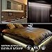 Motion Activated Bed Strip Lights,USB or Battery Powered Flexible Body Sensor LED Strip Night Light Warm White with Automatic Shut Off Timer for Bedroom Cabinet Stairs/Bonus:5V 2A US Plug/Battery box