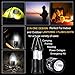 Trail Watcher 2-in-1 Rechargeable Camping Lantern Solar Flashlight Emergency Lantern with USB Power Bank (Black)
