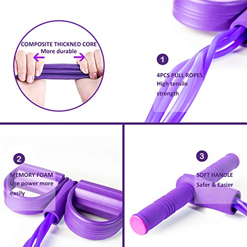 Pikabo-Pedal-Resistance-Band-4-Tubes-Fitness-Sit-Up-Pull-Rope-Bodybuilding-Tension-Rope-Elastic-Pull-Rope-Fitness-Equipment-for-Abdomen-Waist-Arm-Yoga-Stretching-Slimming-Training