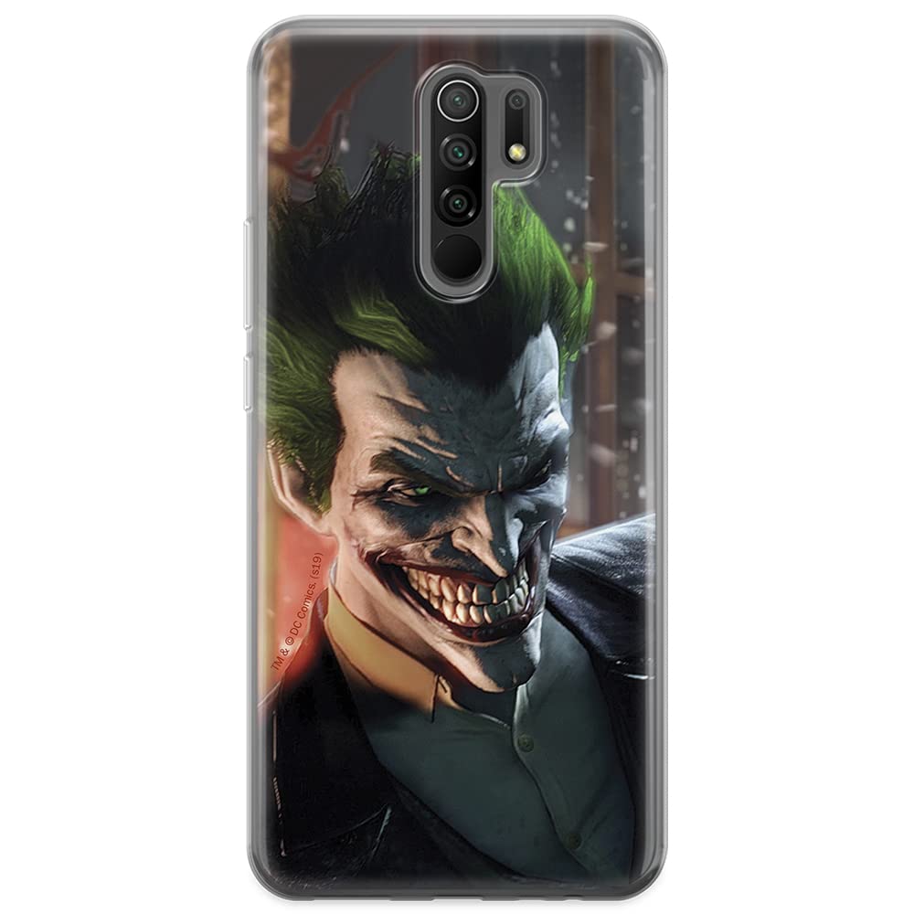 ERT GROUP mobile phone case for Xiaomi REDMI 9 original and officially Licensed DC pattern Joker 004 optimally adapted to the shape of the mobile phone, case made of TPU