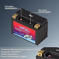 TPE Lithium Motorcycle Scooter Battery LiFePO4