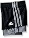 Adidas Little Girls' Performance 2fer Short, Black, 6