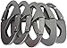 LeBeila 8 Shape Carabiner Aluminum Alloy Rope Buckle S Style Snap Clip Hook Keychain for Climbing, Hiking, Camping and Outdoor Livings (5 PCS)