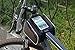 PowerLead Pbag G011 Outdoor Bicycle Front Tube Cell Phone Bag with Touch Screen Phone Case Double Pouch Cycling Front Frame Tube Bag Pannier For 5.5