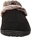 ACORN Women's Faux Chinchilla Collar Slipper , X-Large 9.5-10.5 M US,