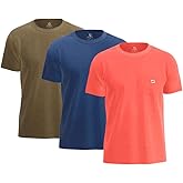 SHOHELL Pocket T Shirts for Men - Cotton Men's T-Shirts, Multipack