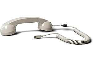 Native Union Pop Phone – Retro Telephone Handset with Mic & Speaker, USB-C for iPhone, iPad, Laptop, Tablet, Samsung S25, Flip 7, Fold 7 – Hybrid Work, Calls, Video Conferences, Meetings (Sandstone)