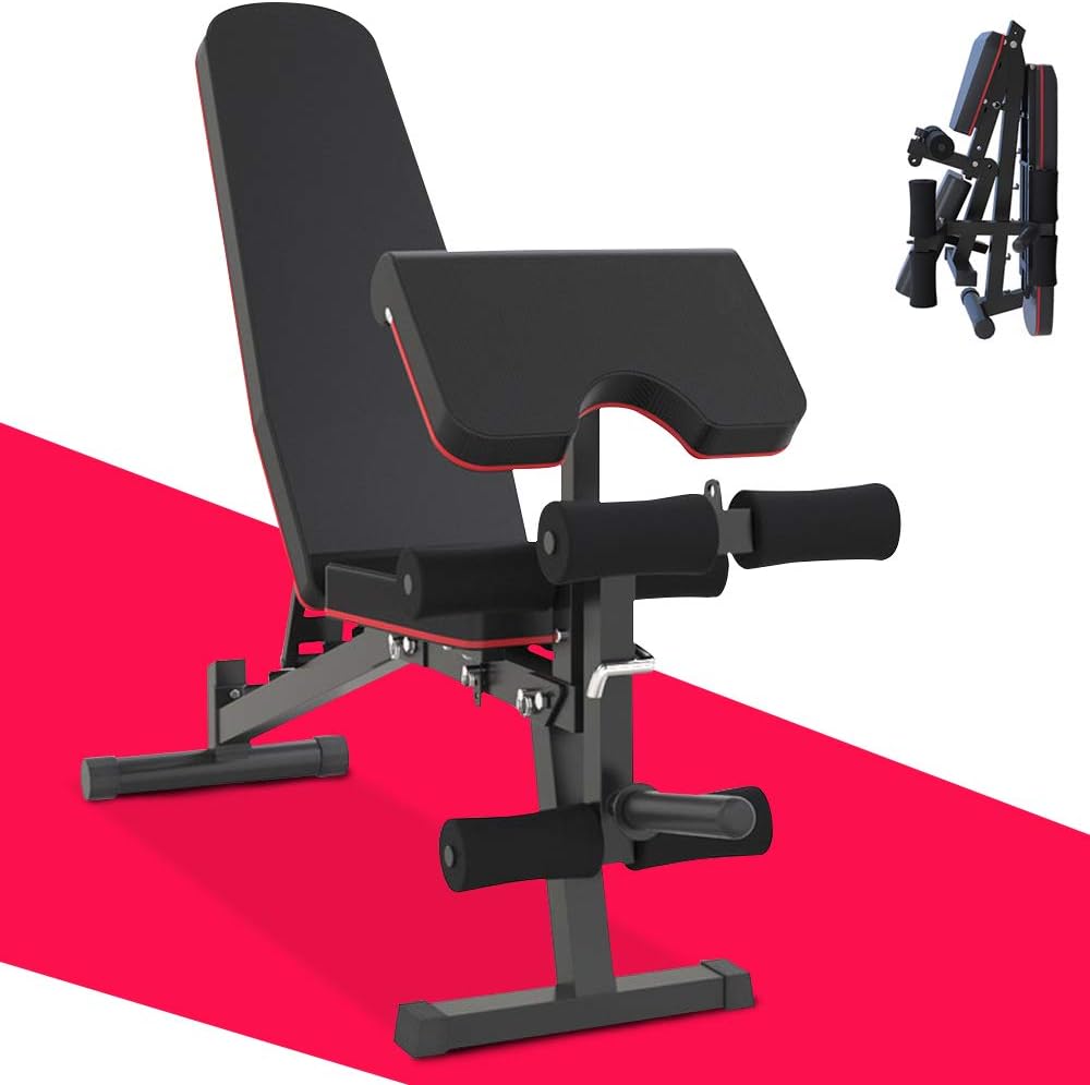 BIANHUA Weight Adjustable Workout Bench