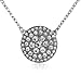 Fossil Glitz Disc Silver Necklace, 18