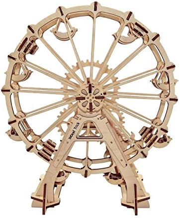 Wood Trick FERRIS OBSERVATION WHEEL 3D WOODEN PUZZLES / MECHANICAL MODEL - For Kids, Teens, Decor and Gift ( Upgrade Version )