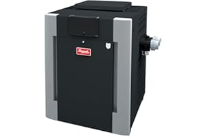 Raypak 014938 206000 BTU Digital Natural Gas Pool Heater with Cupro Nickel