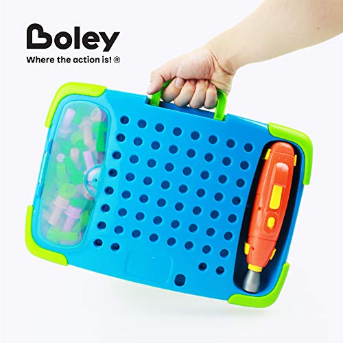 Boley Builders Electric Screwboard STEM Toy for Kids, Toddlers Toy