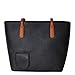 PortoVino Classic Tote Bag - Vegan Leather Wine Purse with Hidden Spout and Dispenser Flask for Wine Lovers that Holds and Pours 2 Bottles! For Traveling, Concerts, Bachelorette Party - Black
