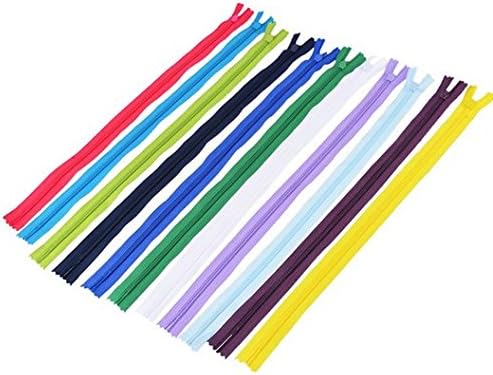 5pcs Coil Lace Zipper Zippers + Puller for Tailor Sewer Craft Bag Wholesale Random color