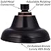 Sakaika 5 Inch 3 Setting 2.5 GPM Oil Rubbed Bronze Multi Function Adjustable Showerhead Replacement with Massage & Mist Spray for Luxury Bathroom from Wall Mount Multifunction Shower Head Collection