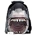 Ibeauti Unisex School Backpack, Large Capacity 3D Vivid Animal Shark Backpack Back to School Bag Backpack (Shark)