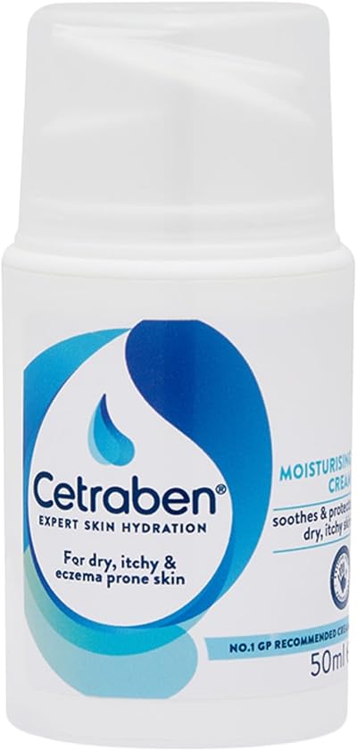 Cetraben Moisturising Cream 50 ml Fragrance Free for Dry Skin Eczema