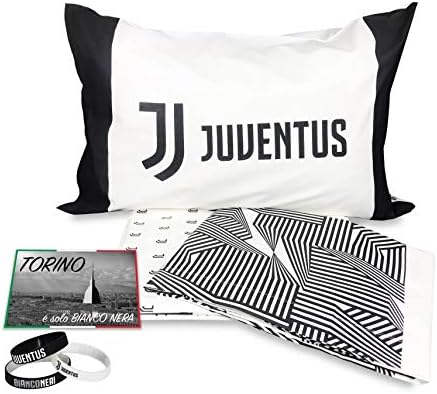 tex family complete double bed sheet Juve original F.C. Juventus with Free Bracelet