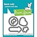 Lawn Fawn - Push Here - Interactive Card Sentiments Stamp and Die Set