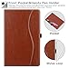 Ztotop Folio Case for Samsung Galaxy Tab A 10.5 Inch 2018(SM-T590/T595/T597), Leather Folding Stand Cover with Auto Wake/Sleep, Pencil Holder and Multiple Viewing Angles,Brown