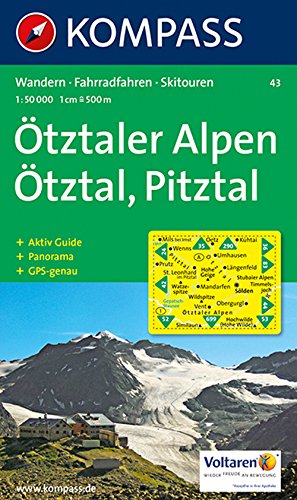 43: Otztaler Alpen 1:50, 000