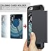 Vofolen Sliding Cover for iPhone 5S Case iPhone 5 Case Impact Resistant iPhone 5S Cover [Card Slot Wallet Case] Anti-scratch Bumper Skin Hybrid Shield Armor Protective Shell for iPhone 5 5S SE - Black